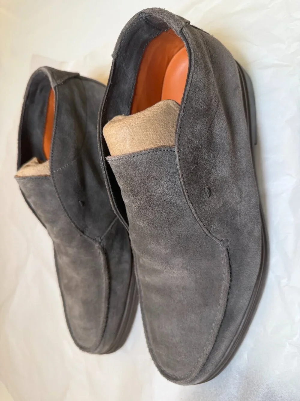 Andrea Ventura Firenze Gray Suede Boots